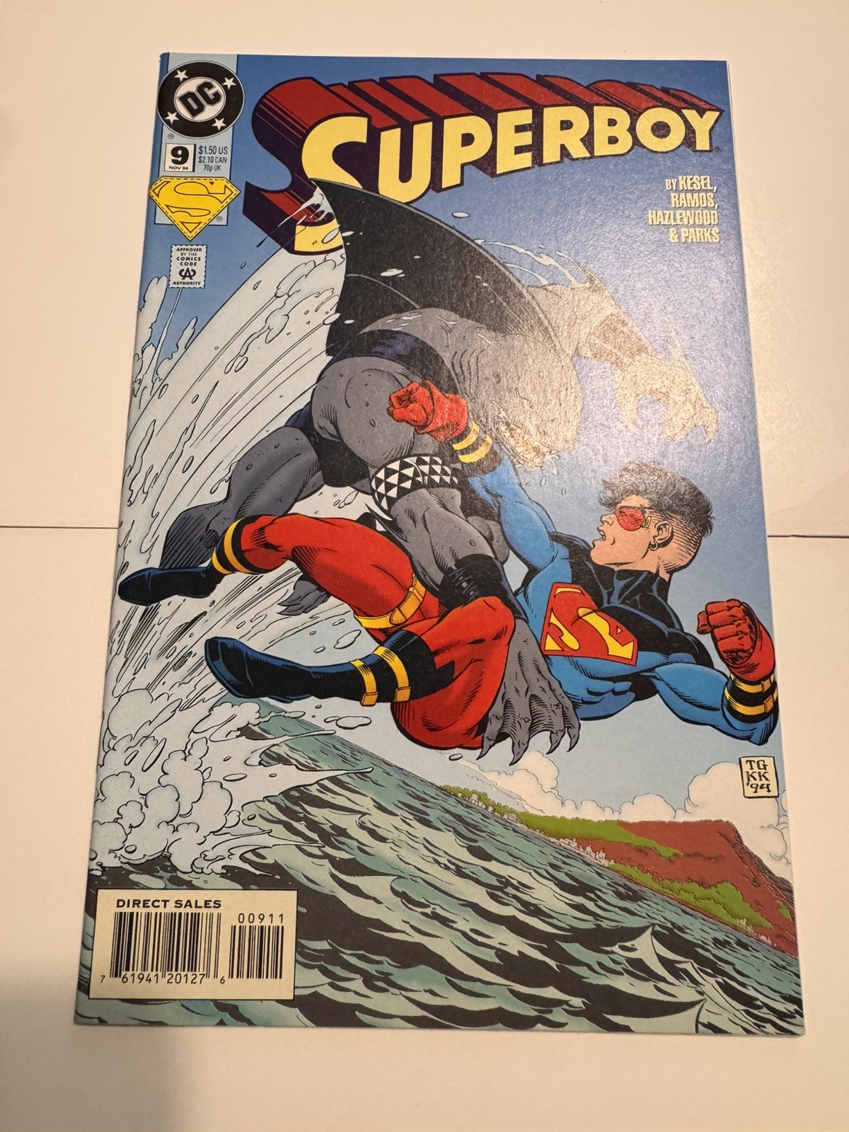 Superboy #9 11/1994 1st Appearance and Origin of King Shark! NM/M