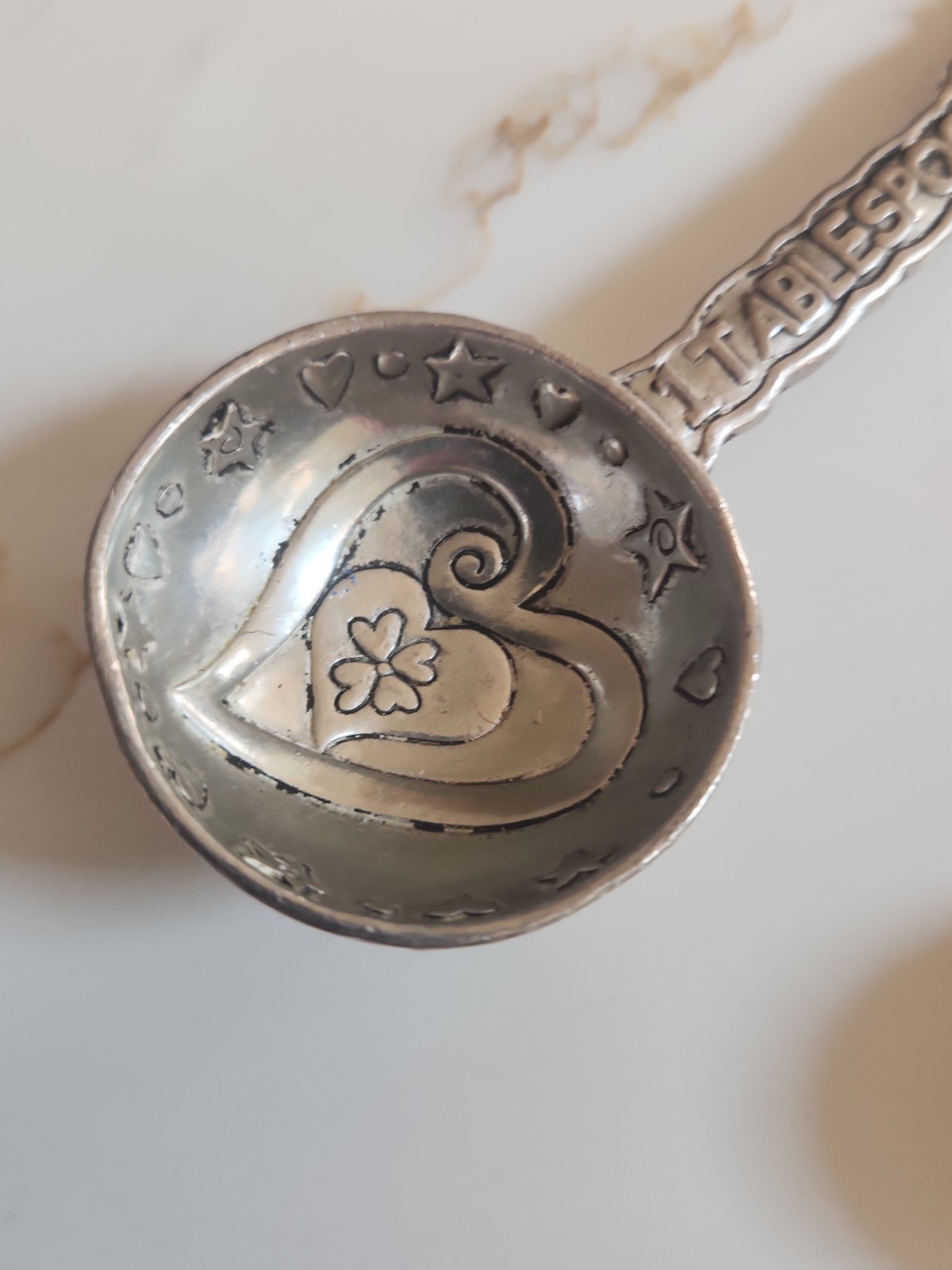 GANZ 4 Pc Angels Measuring Spoon Set Angels Hearts Wings Design