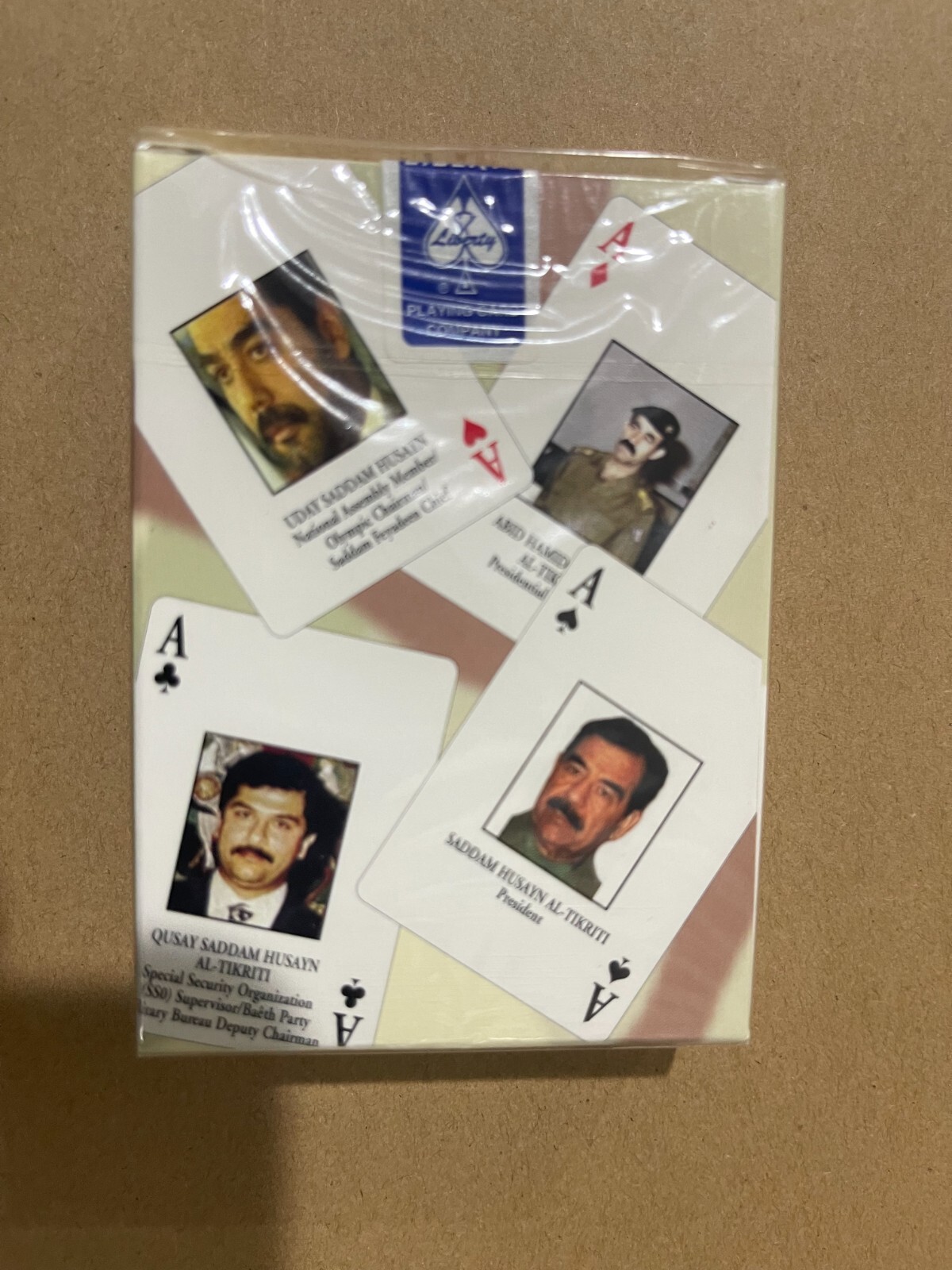 2003 Iraqi Most Wanted Playing Cards Military Iraq Saddam Liberty NIB – Sealed