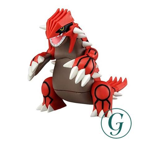 Takara Tomy Pokemon Moncolle ML-03 Groudon Pokemon Figure Toy for Ages 4 and Up