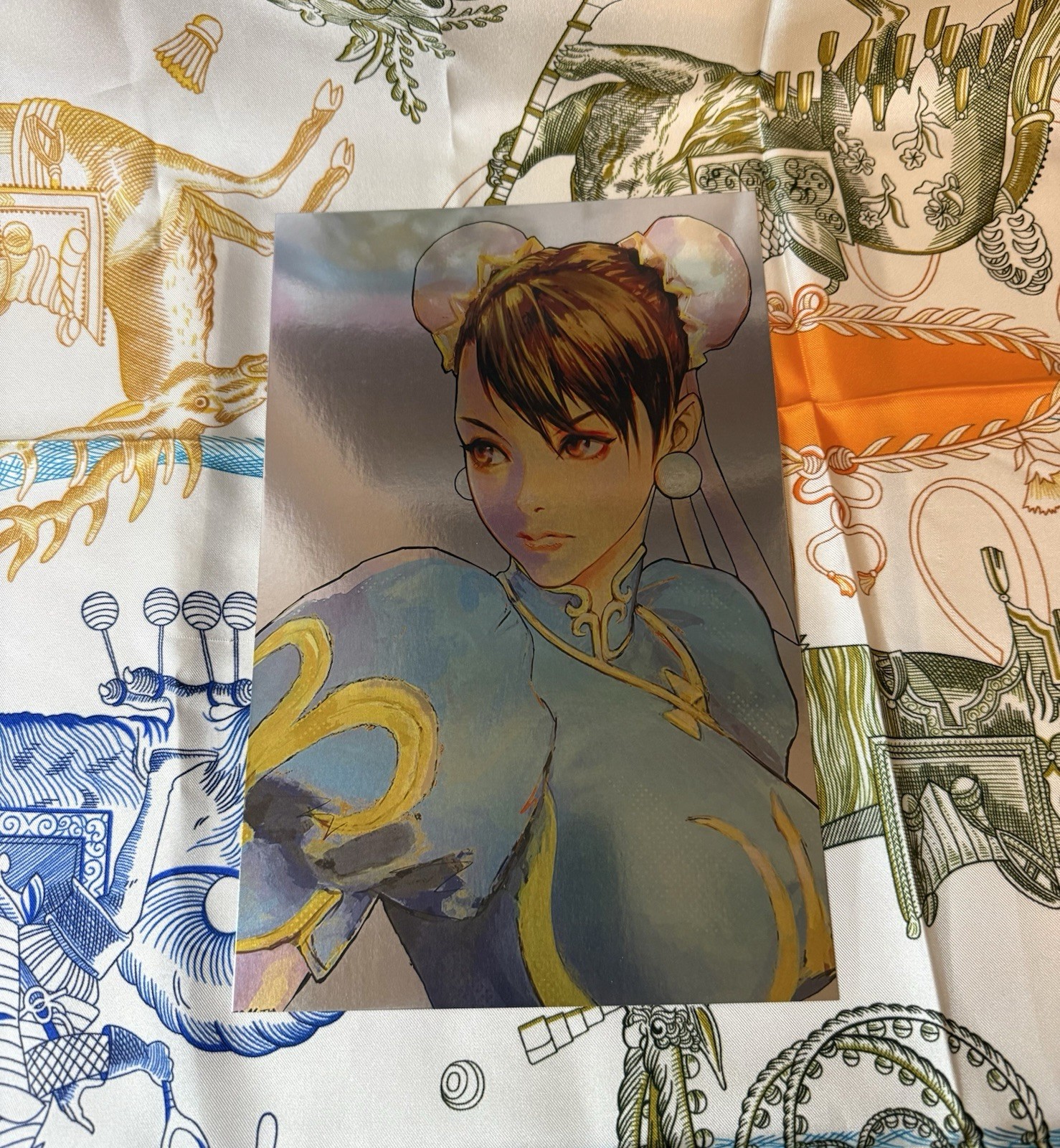 Chun Li Foil Art Print (not A Comic) 10X6 1/2 Inch By Sozomaika NM/Mint
