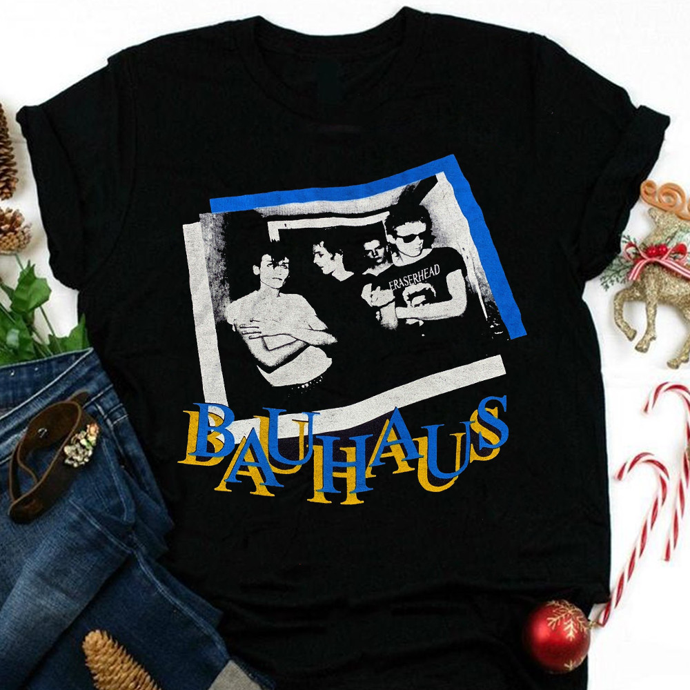 New Bauhaus Shirt 80s Black unisex all size