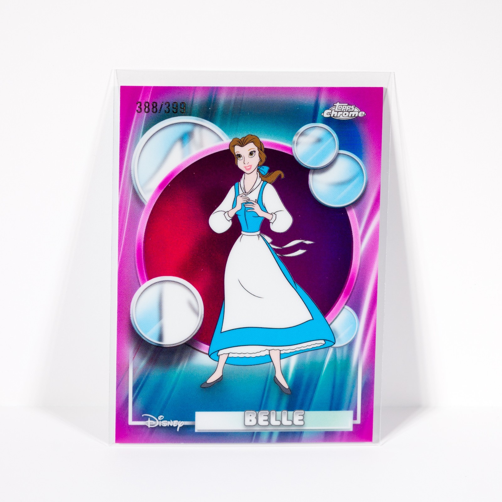 BELLE #35 2026 Topps Chrome Disney Magenta Refractor 388/399