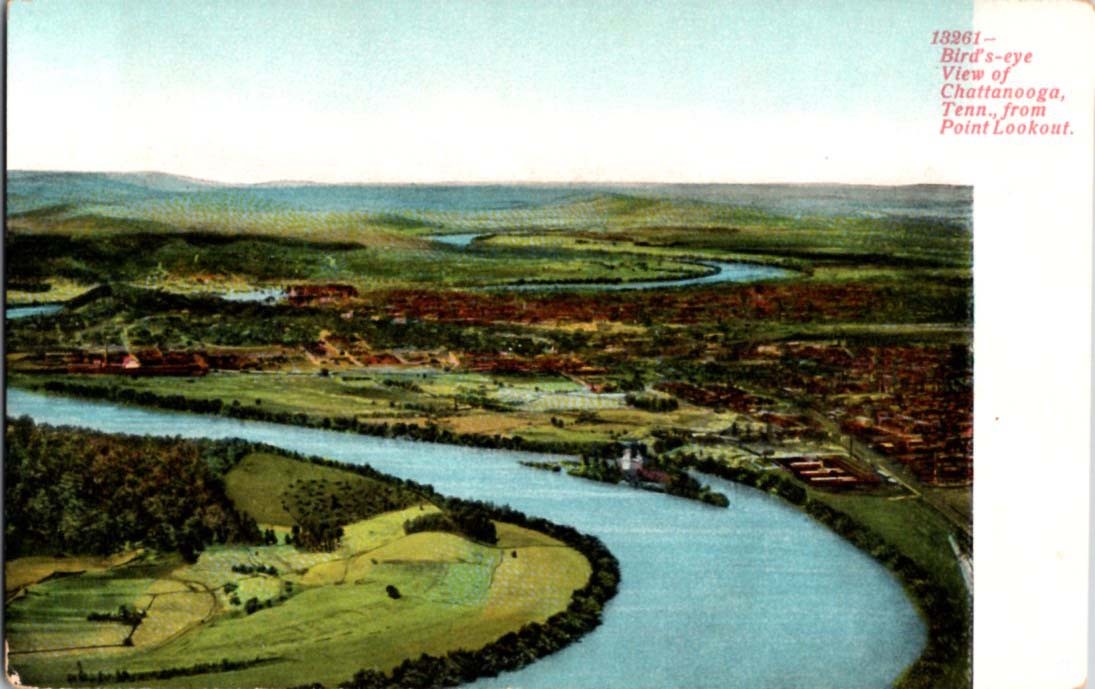 Chattanooga Tennessee TN : AERIAL VIEW j/27 BG3522