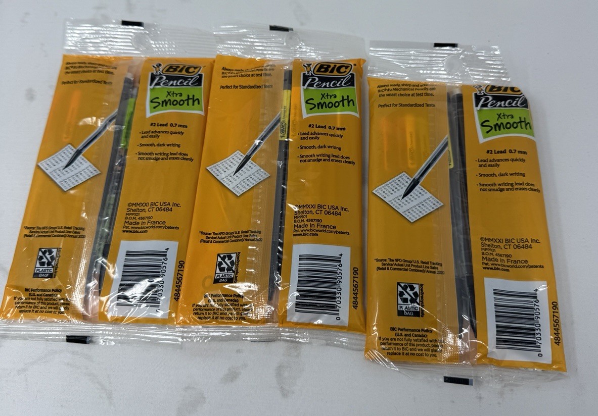 BIC Xtra-Smooth Mechanical Pencils with Erasers, Medium Point (0.7Mm), 10-Count