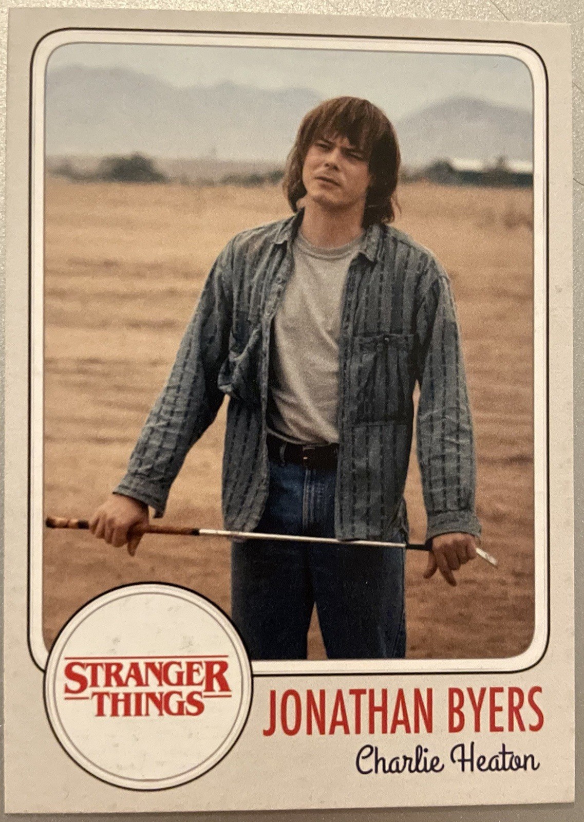 Stranger Things Custom Trading Card- Jonathan Byers Played By Charlie Heaton