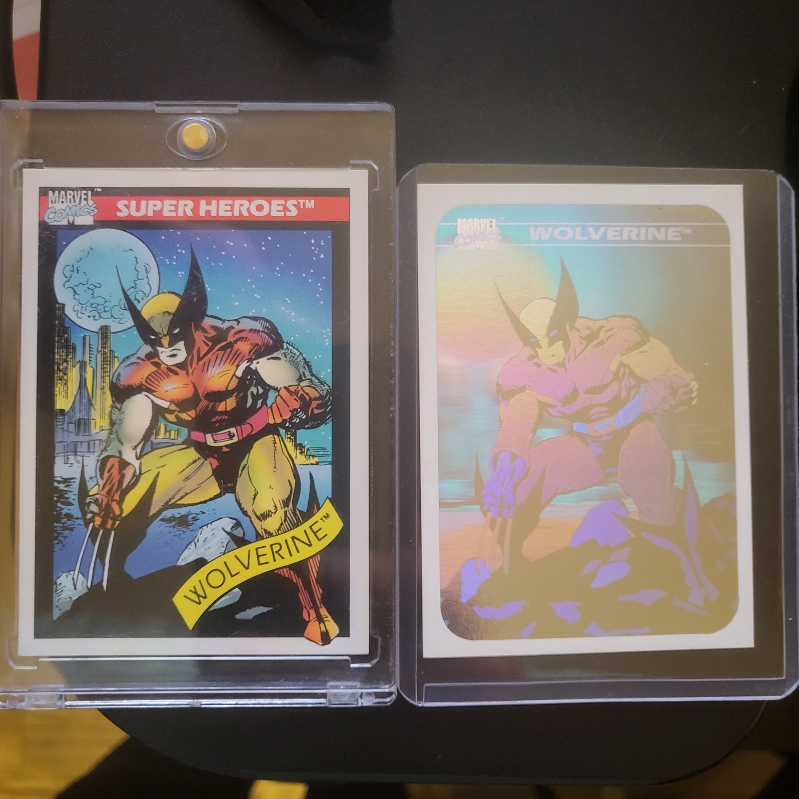 RARE Wolverine 1990 Marvel Universe #10 / Hologram Wolverine #MH4