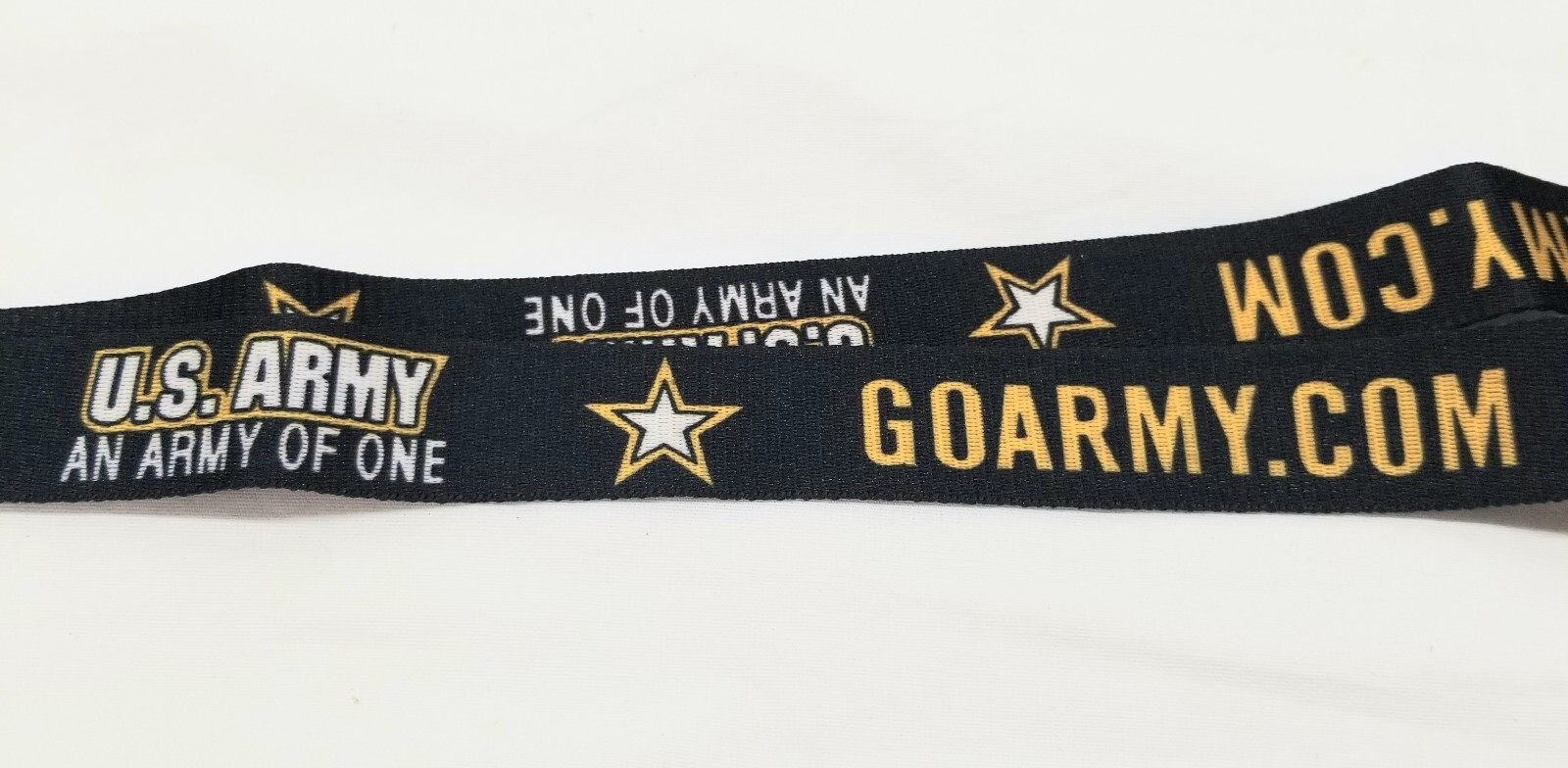US Army Lanyard Badge Holder Go Army – United States Army – An Army of One – NEW