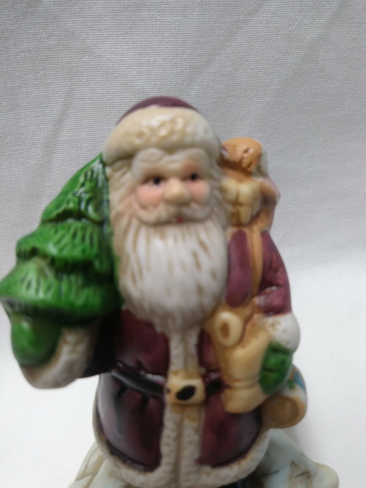 Santa Through The Years Contemporary Santa 1920 Christmas porcelain figure (1990