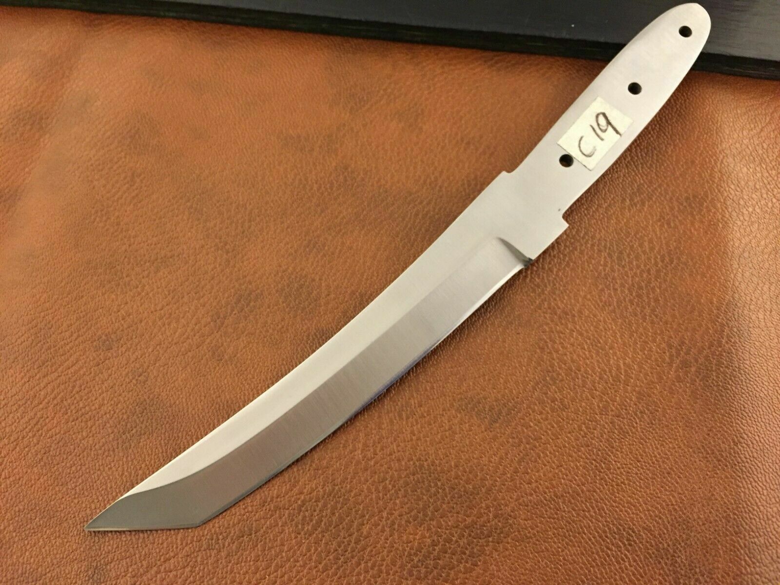 Handmade 420 High Carbon Steel Tanto Knife Blank Blade-C19