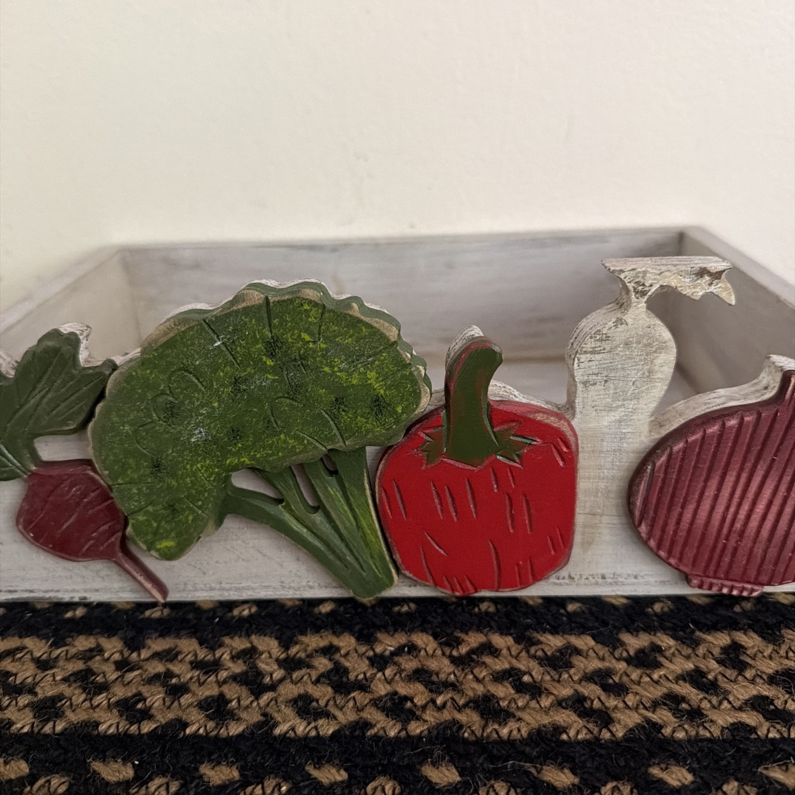 Countertop Wood Fruit/Vegetable Open Crate