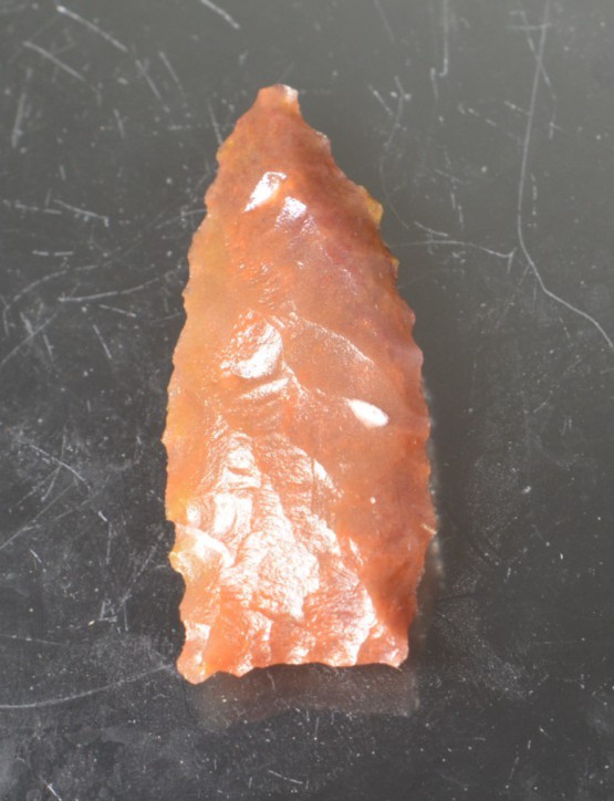 Authentic Modern Reproduction of Pre 1600 Jasper Arrowhead