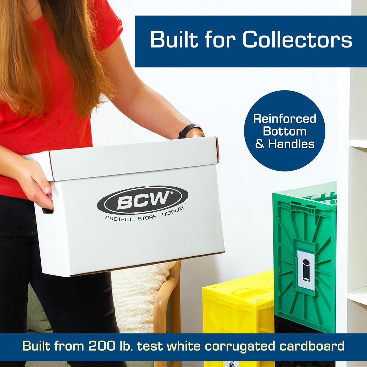 BCW Short Comic Storage Box – 2 Pack | Holds 150-175 Current/Silver Age Comics |