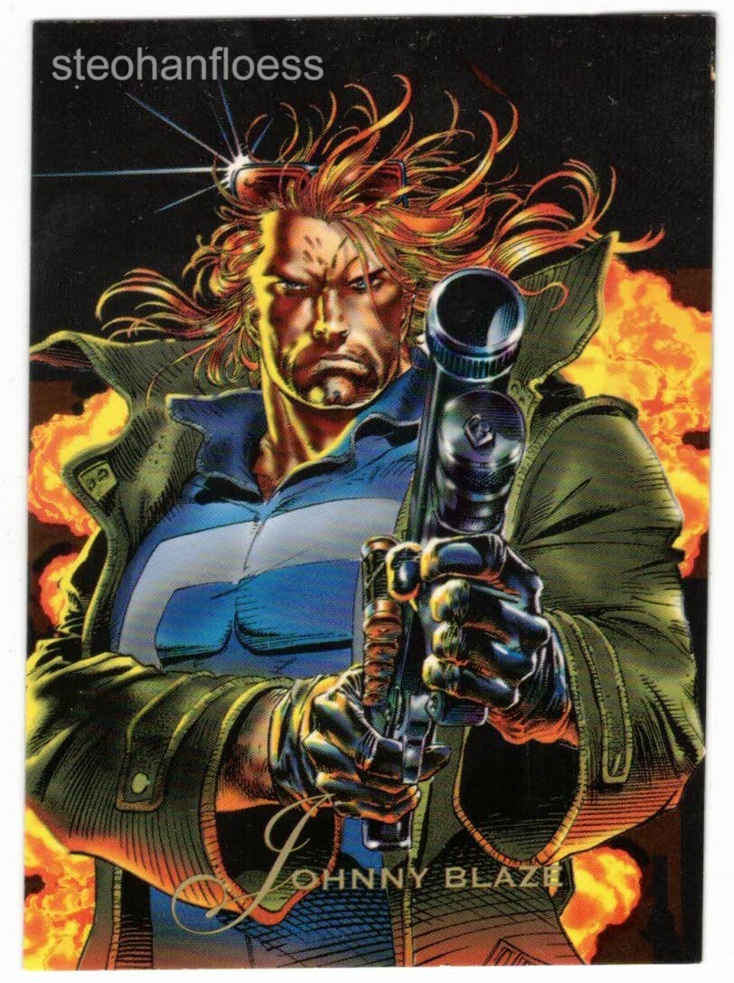 1994 Marvel Mexico Pepsi Cards #55 El Regreso De Blaze Johnny Blaze B