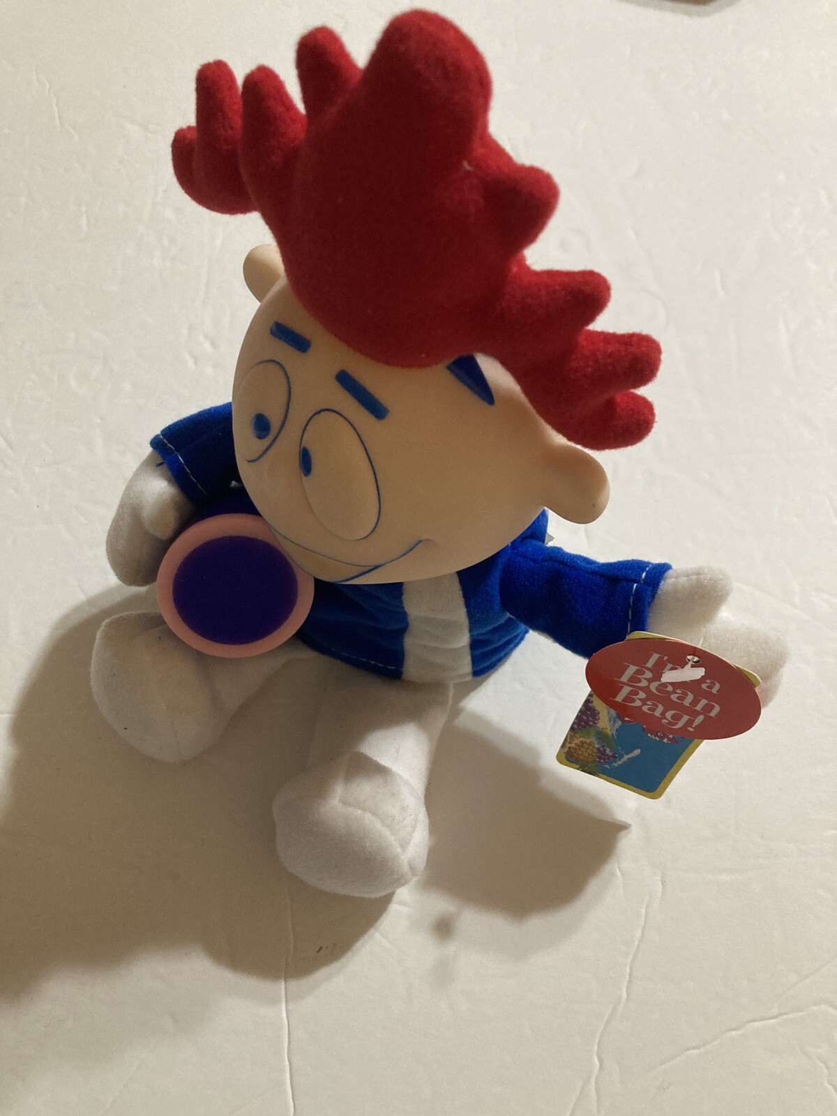 VINTAGE 97 HAWAIIAN PUNCH PUNCHY BEAN BAG PROMO DOLL W/ Tags 90s