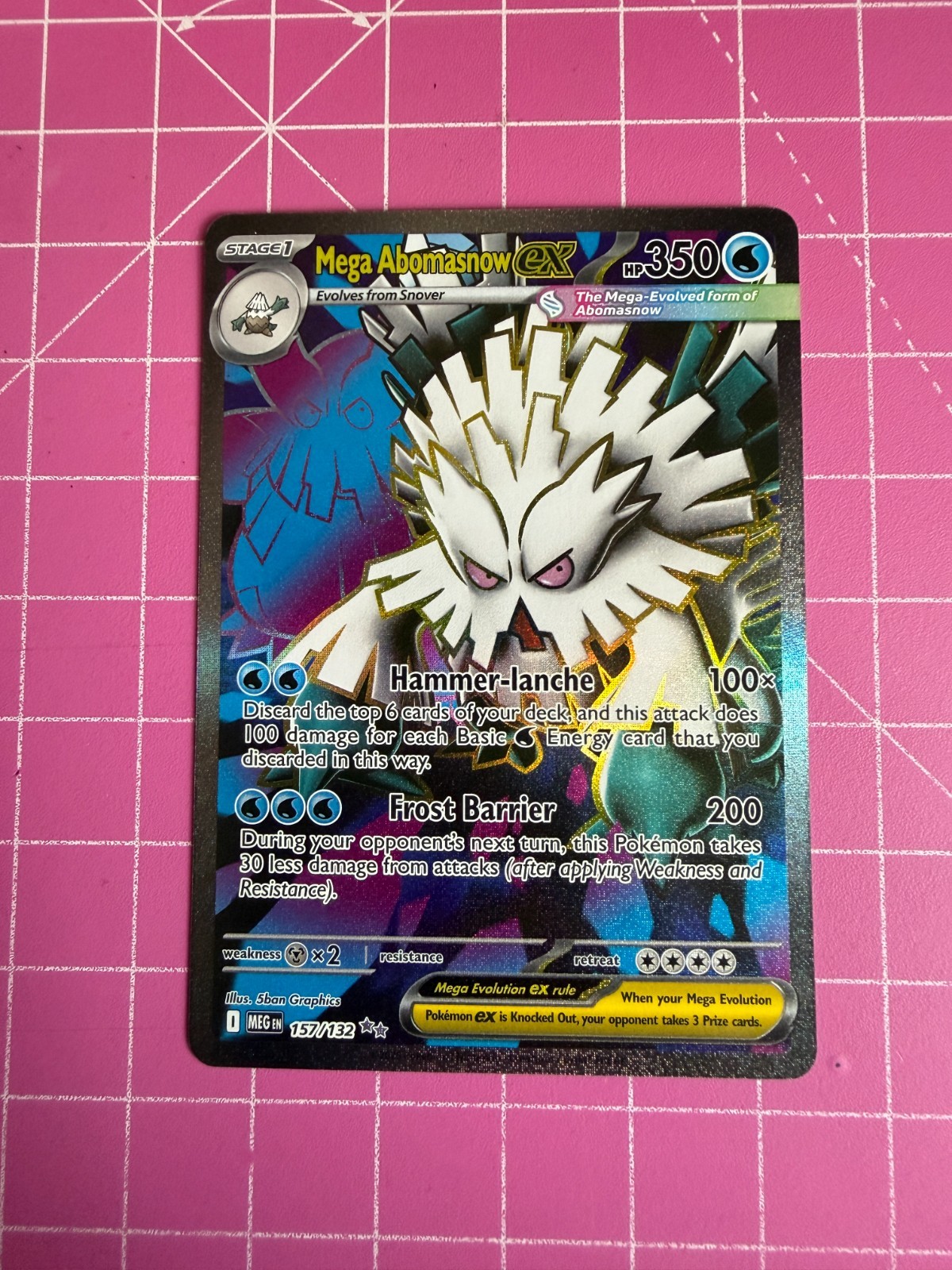 Mega Abomasnow EX 157/132 Mega Evolutions Ultra Rare