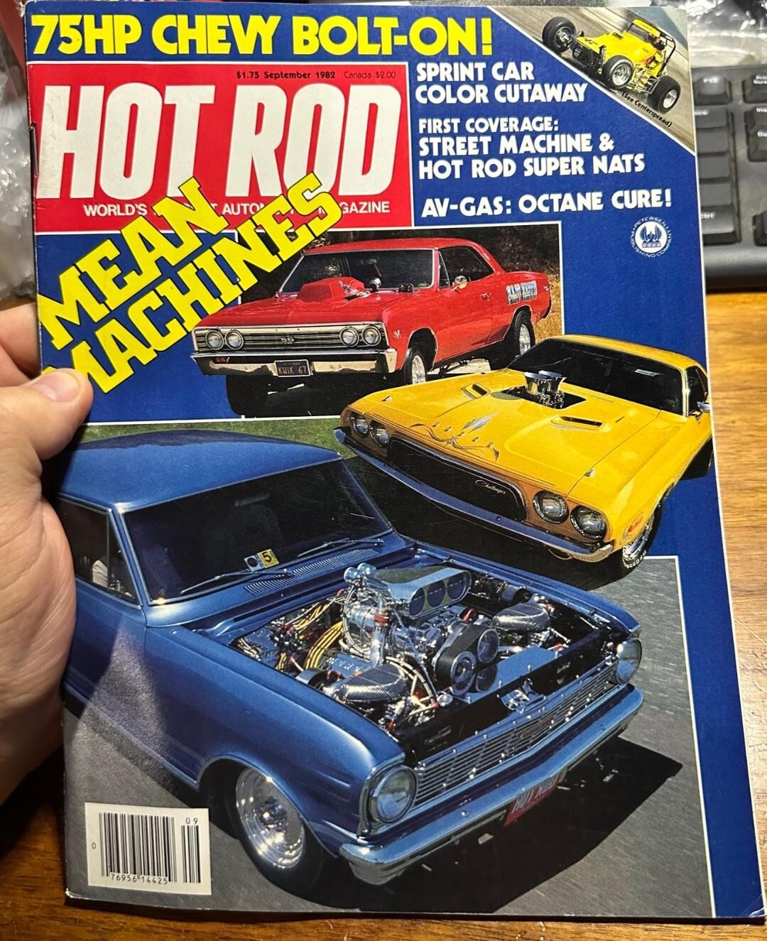 September 1982 Hot Rod 1967 Chevelle 1973 Challenger 1965 Nova S-10