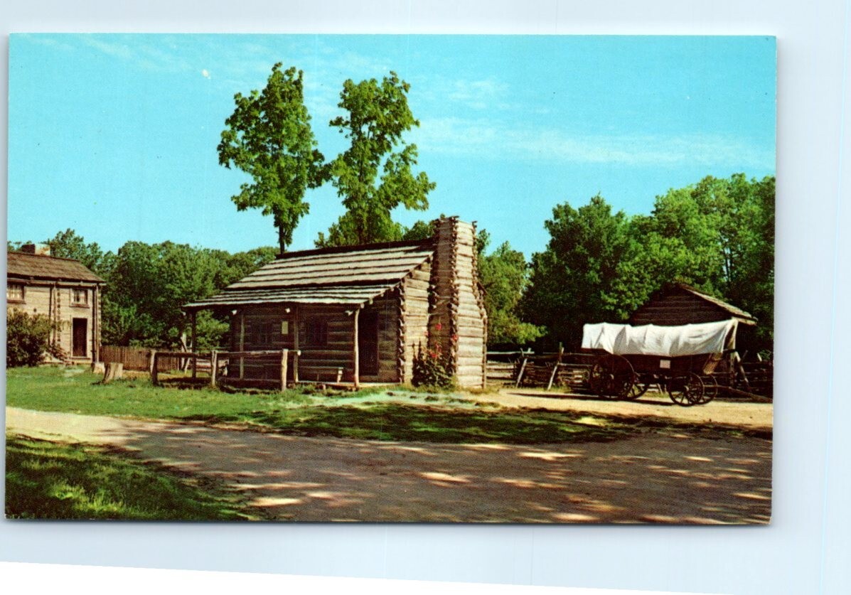 Postcard – Hill-McNamar Store, New Salem State Park – Lincoln’s New Salem, IL