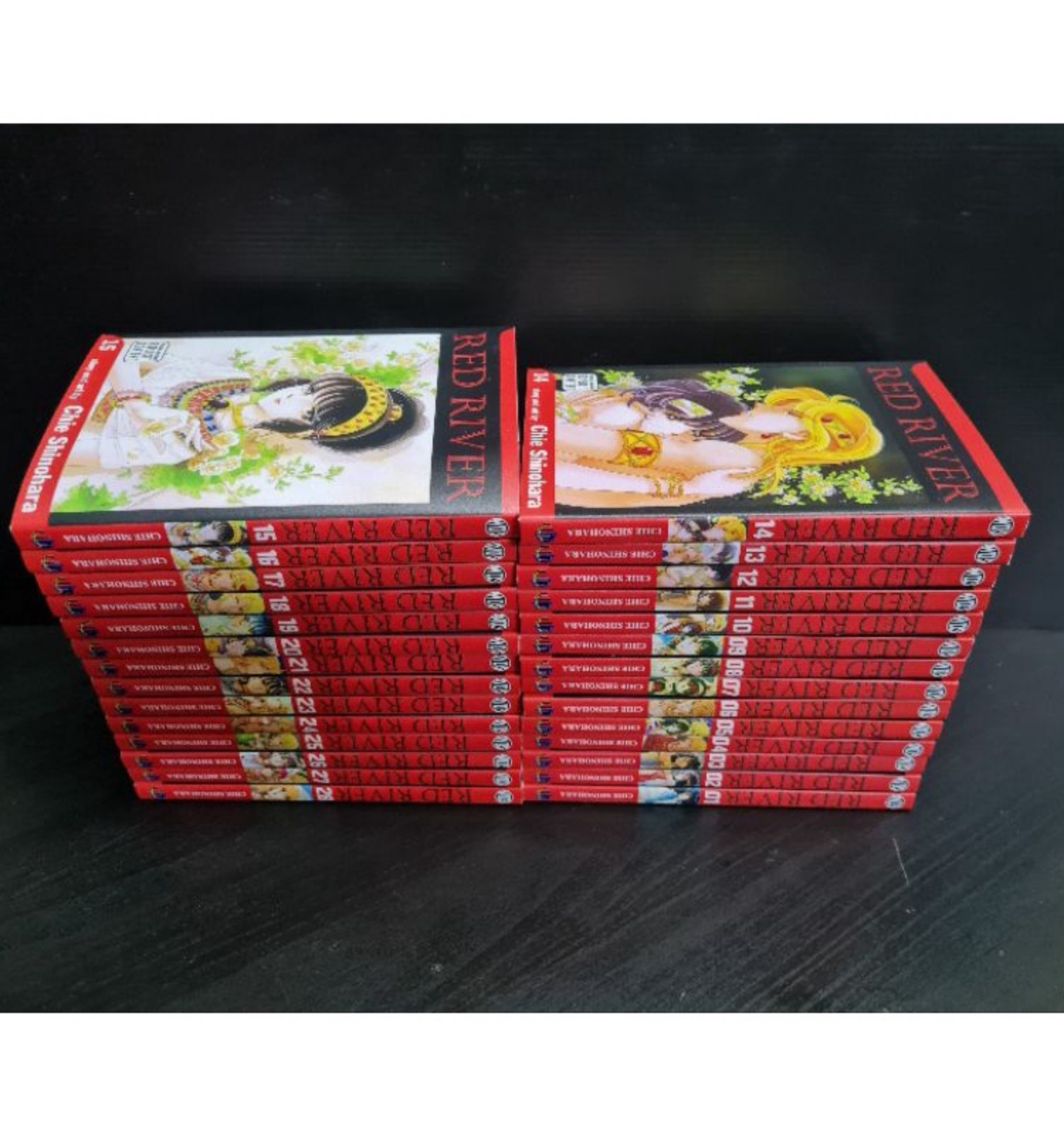 New English Manga Red River Chie Shinohara Volume 1-28(END) Loose Set Comic Book