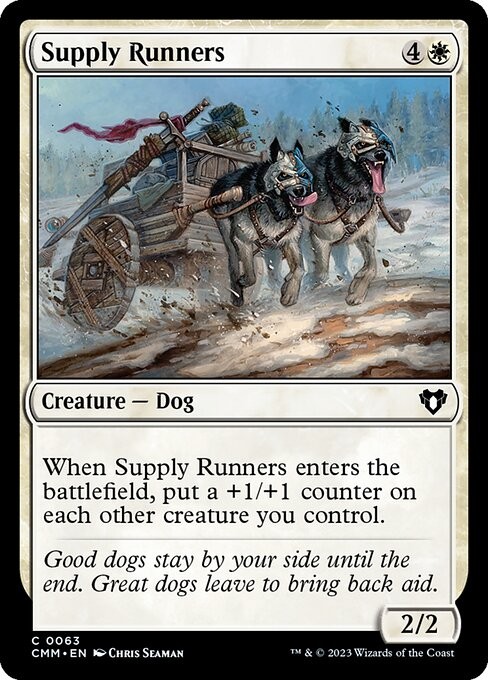 [MTG] Supply Runners (0063) (CMM) NM