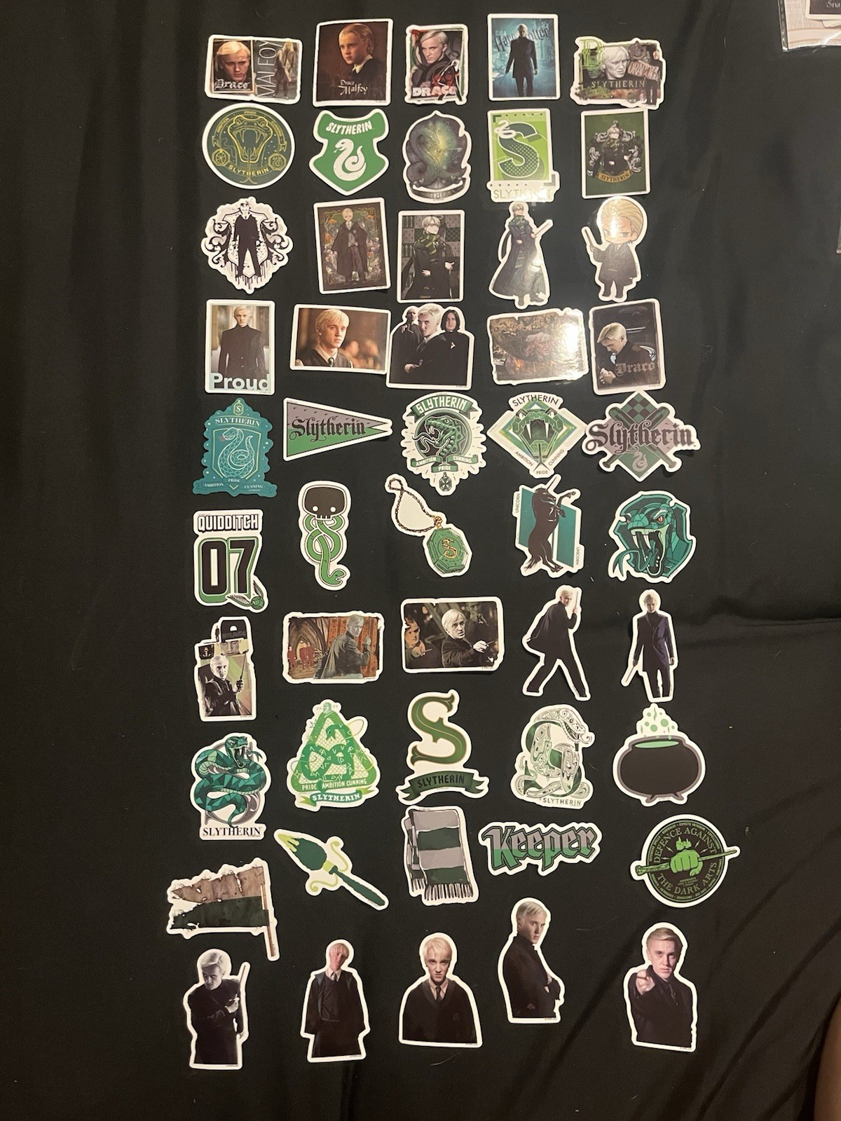 10 PCs Random Draco Malfoy Stickers | Harry Potter Franchise Stickers