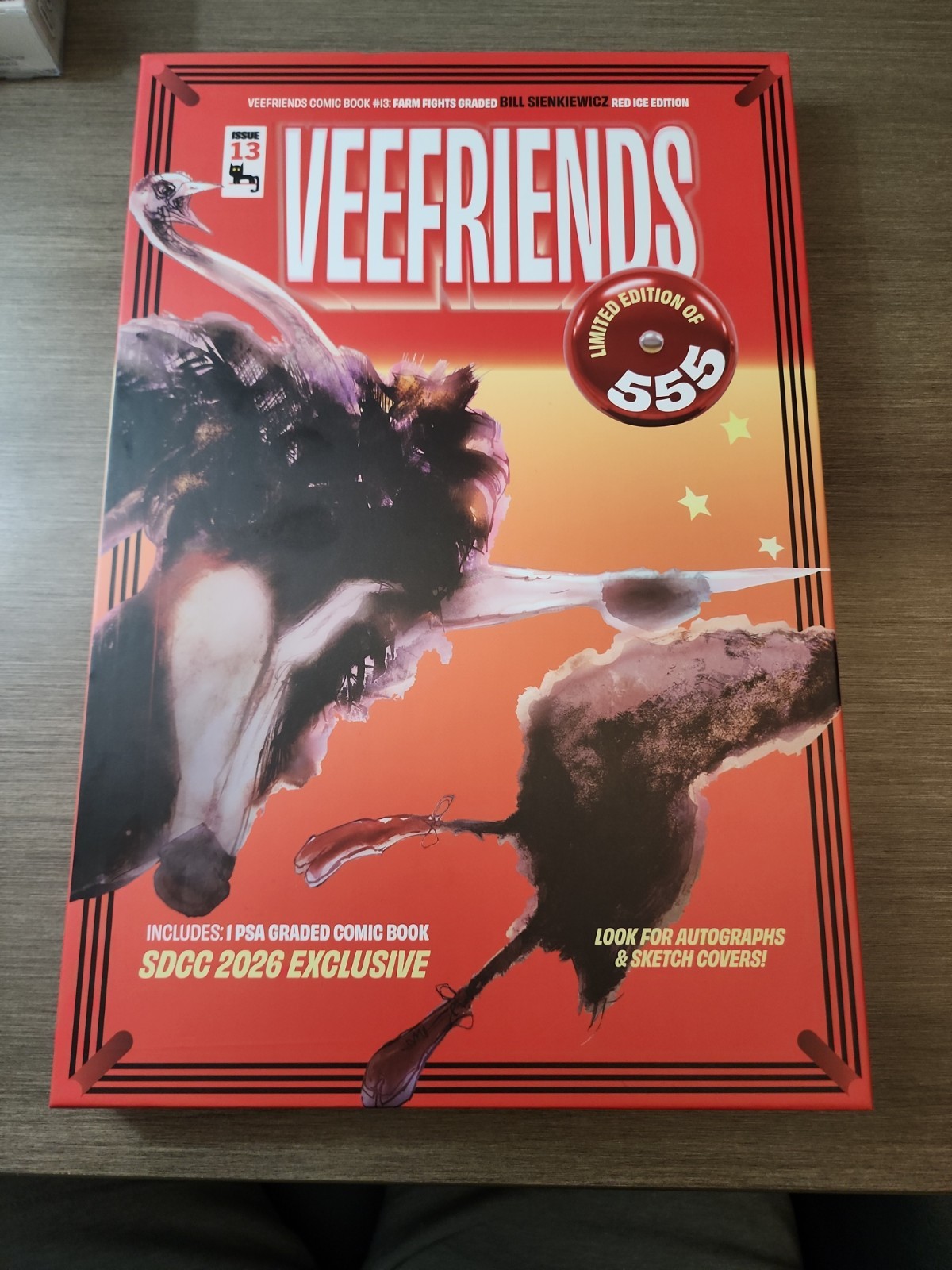 PSA Graded 9.6 Veefriends #13 Comic RED Cracked Ice Variant SDCC 2026