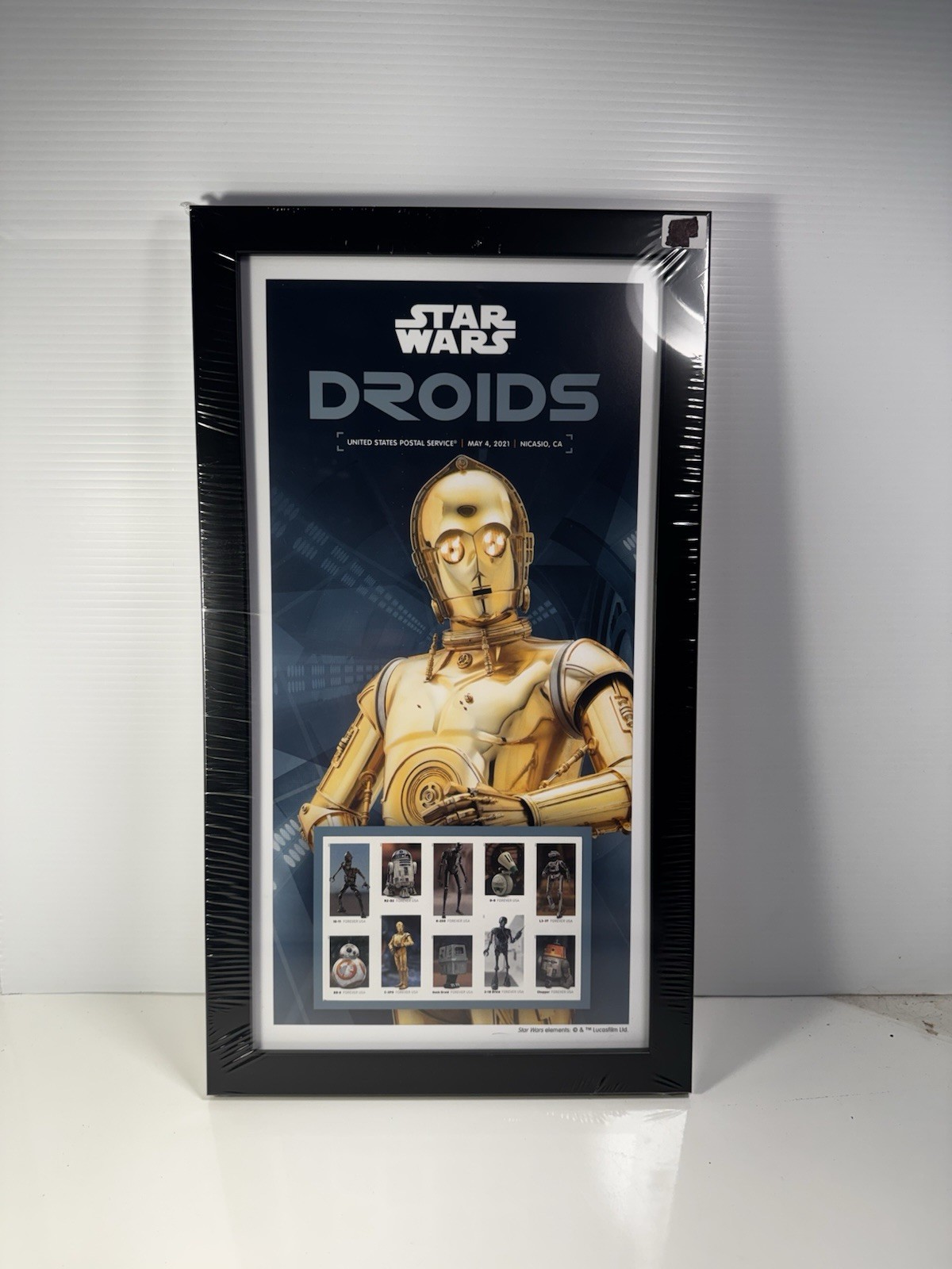 Star Wars May The 4th 2021 Mint Condition Droids Of Star Wars Block Of Stamps