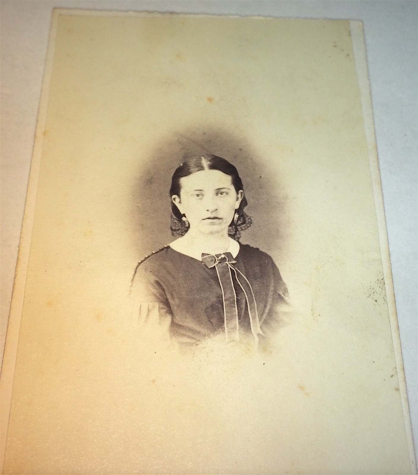 Antique Victorian American Fashion Beauty! Carlisle, Pennsylvania CDV Photo! US!