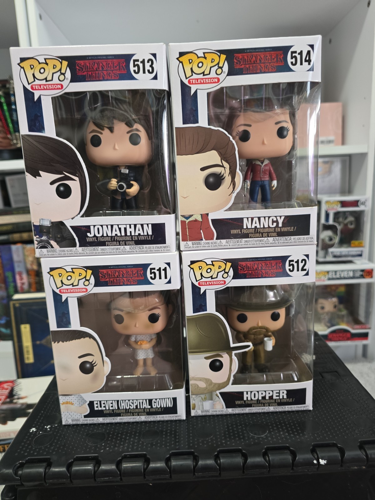 Funkop Pop! Television: Stranger Things Season 1 Set Of 4 #511-514