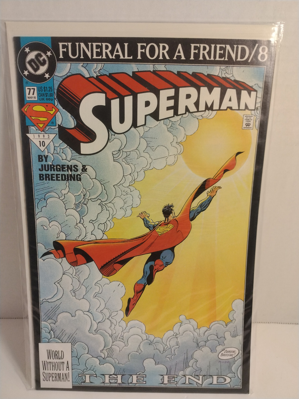 DC Comics Superman Funeral For A Friend /8 Issue 77 Doomsday March 1993