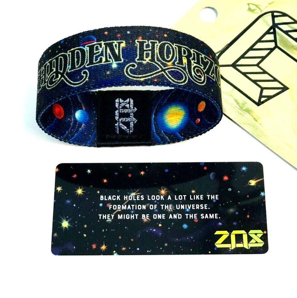 ZOX **HIDDEN HORIZONS** Silver STRAP med Mys NIP Band w/Card