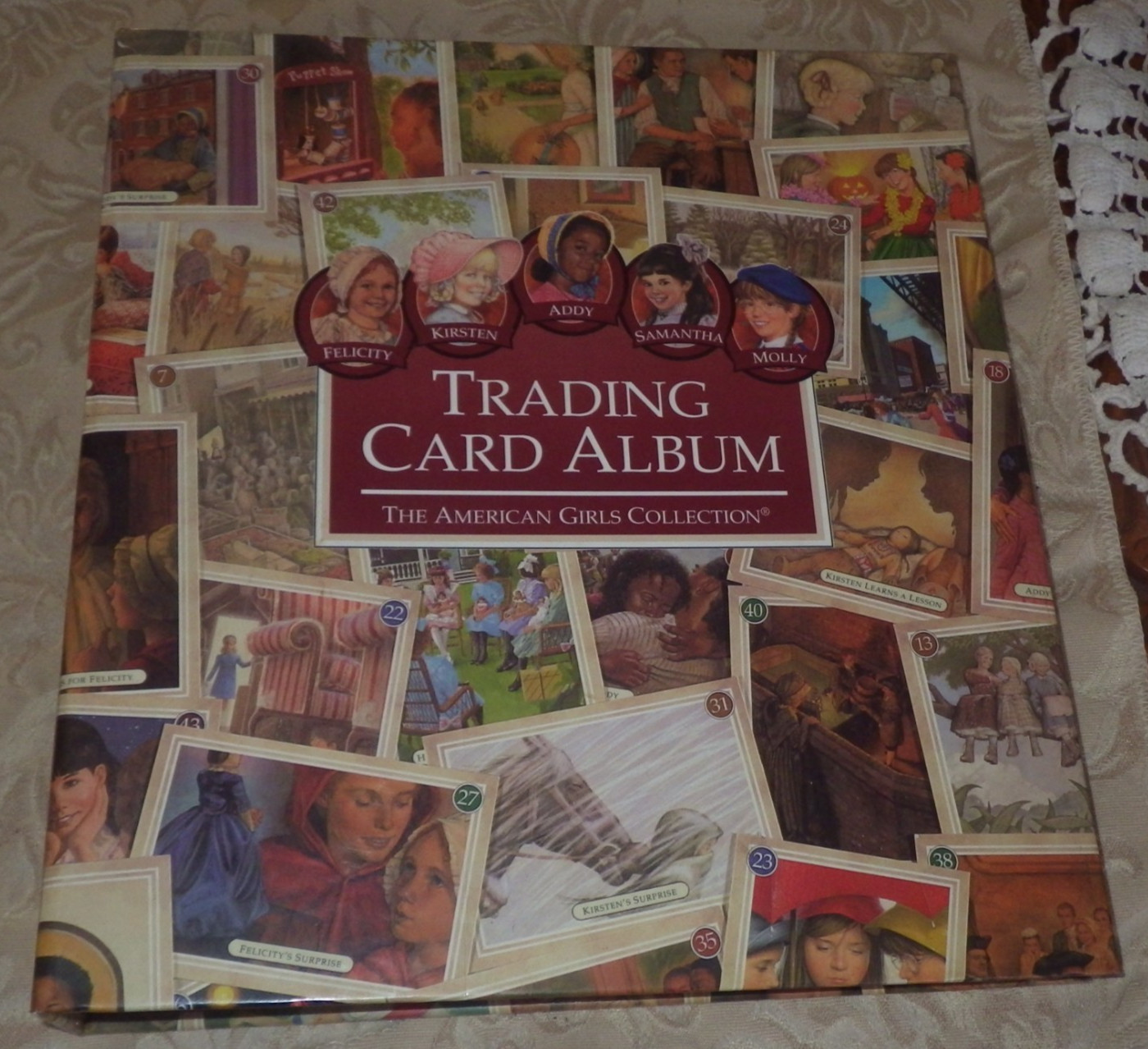 The American Girls Collection Trading Card Album Binder with 174 Cards