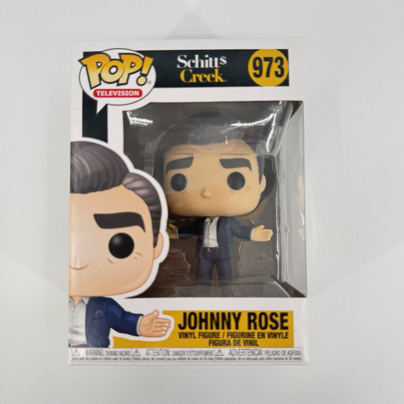 Funko Pop Comedy TV Vinyl Figure Schitts Creek Johnny Rose #973 Blue Suit