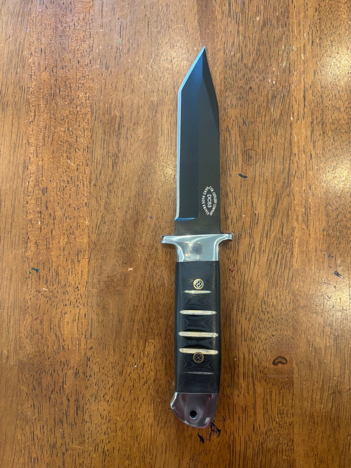 CFK Knife DC53 Steel Tanto Blade