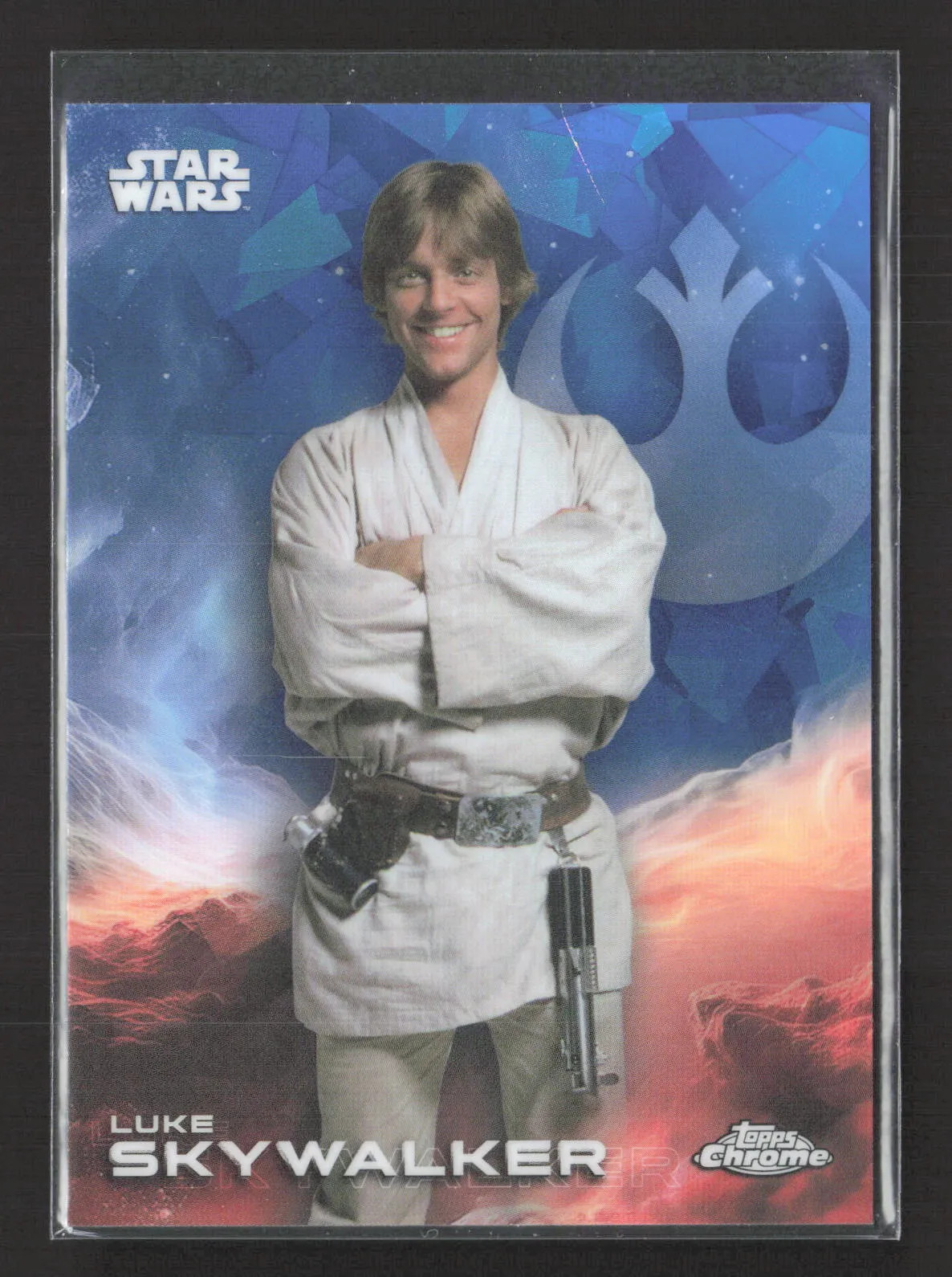 2023 Topps Chrome Star Wars Mark Hamill #83 Luke Skywalker Sapphire