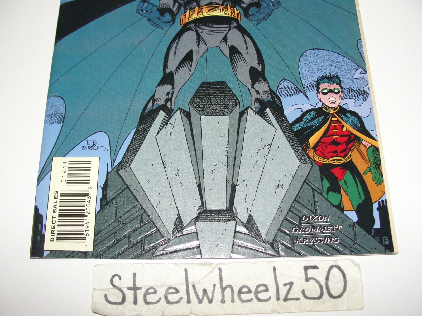 Robin #14 Comic DC 1995 Batman Troika Part 4 Embossed Cover KGBeast Tom Grummett