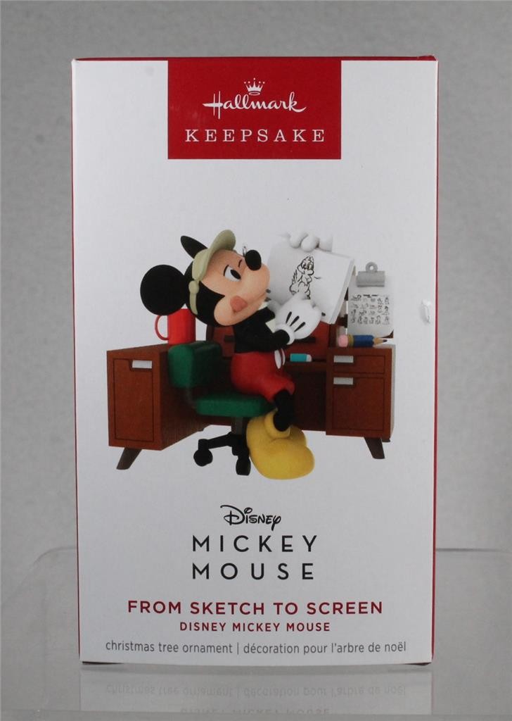 2025 Hallmark Ornament – FROM SKETCH TO SCREEN – Disney Mickey Mouse – NIB