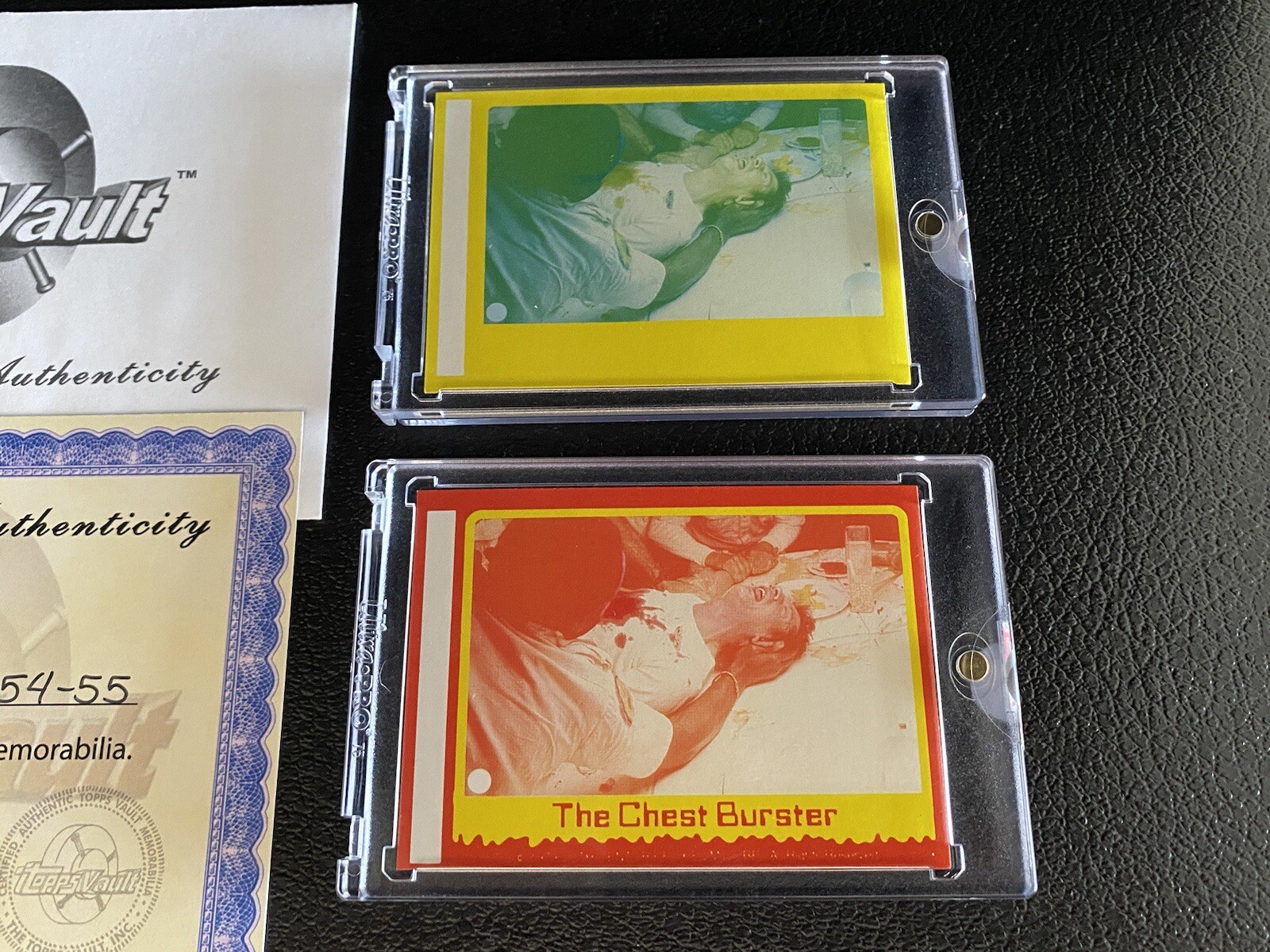Alien 1979 Topps Vault Color Proof Set The Chest Burster John Hurt Rookie Card