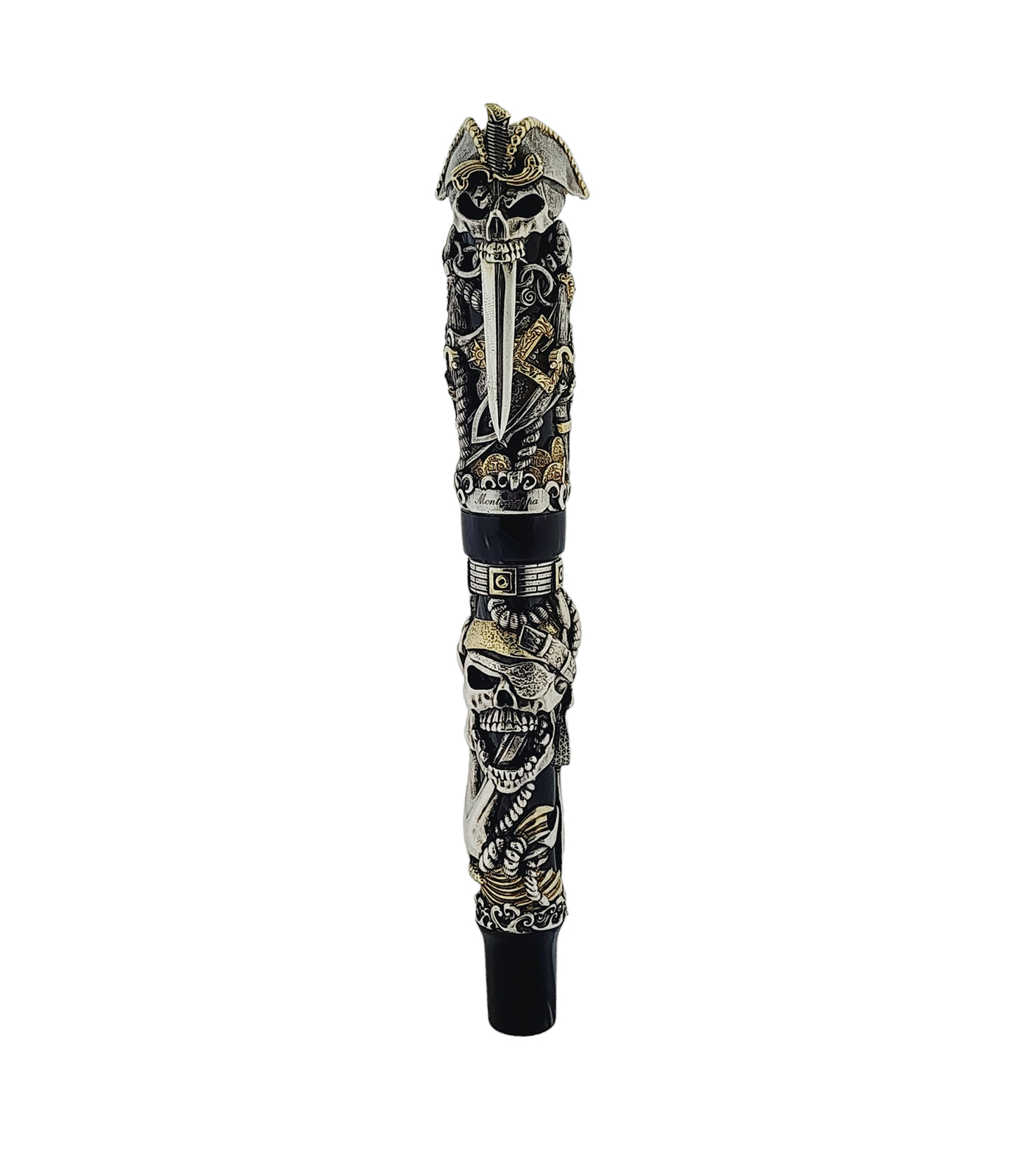Montegrappa ISCUPRSC Sterling Silver Pirates Rollerball Pen New Sealed