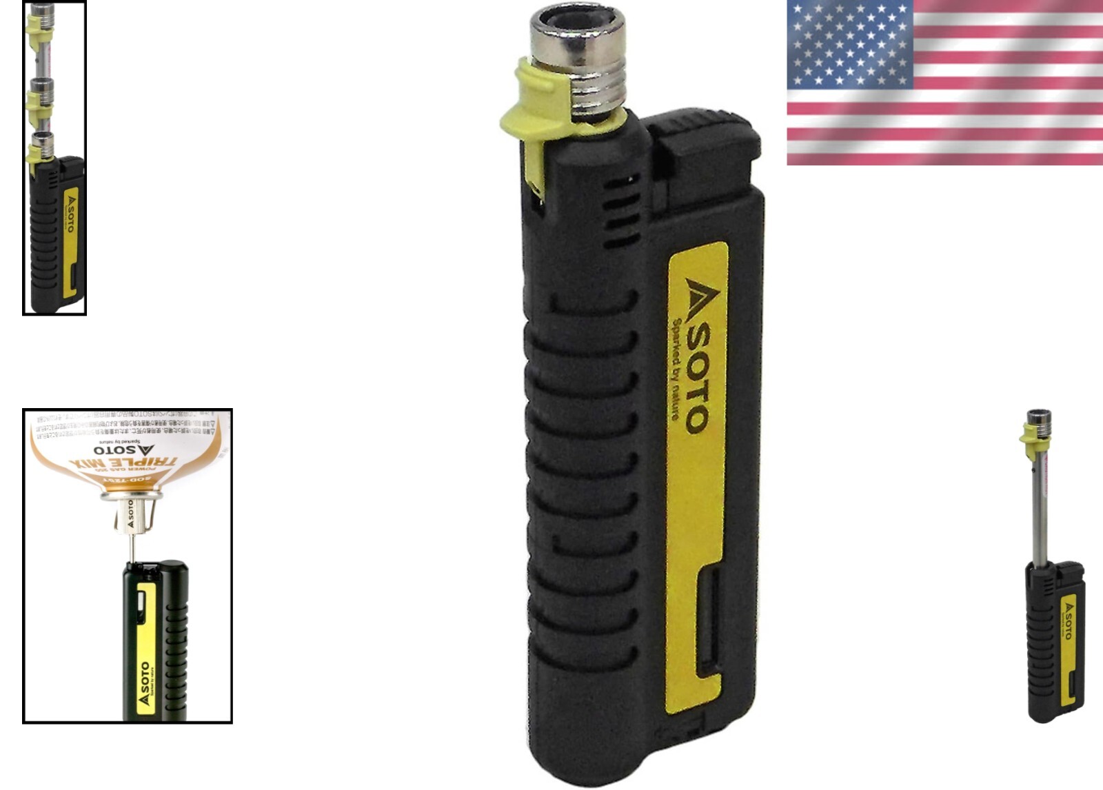 Wind-Resistant Refillable Torch Lighter – Perfect for Camping and DIY Projects