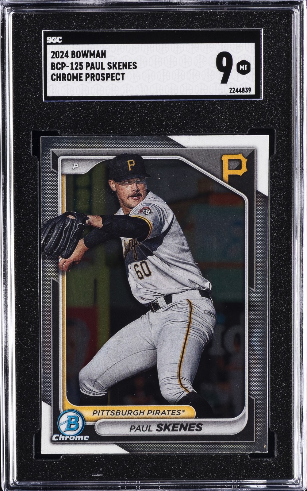 2024 BOWMAN CHROME PROSPECT #BCP-125 PAUL SKENES SGC 9