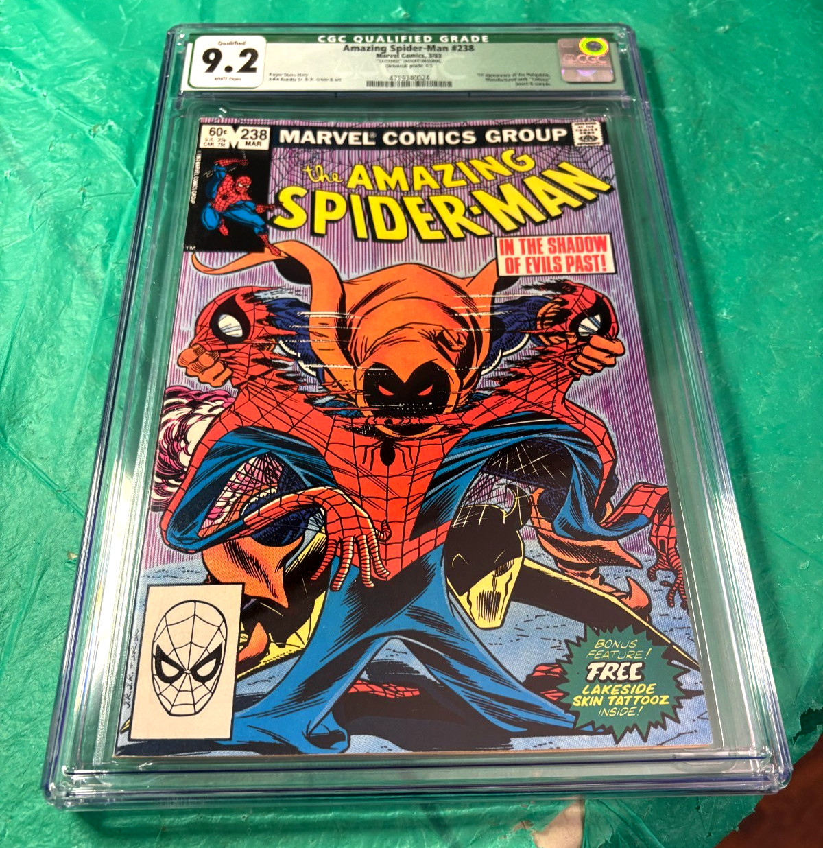 Amazing Spider-Man #238 CGC 9.2 / 1983 / 1st Hobgoblin! NO TATTOO / WHITE Pages