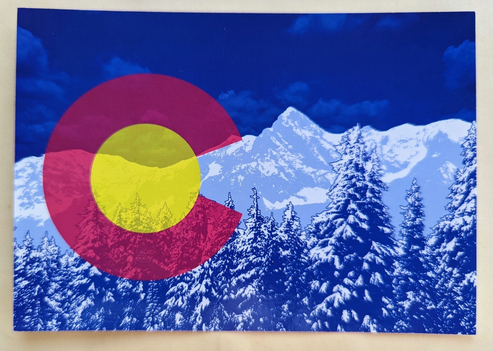 Postcard CO: Mountains. Colorado