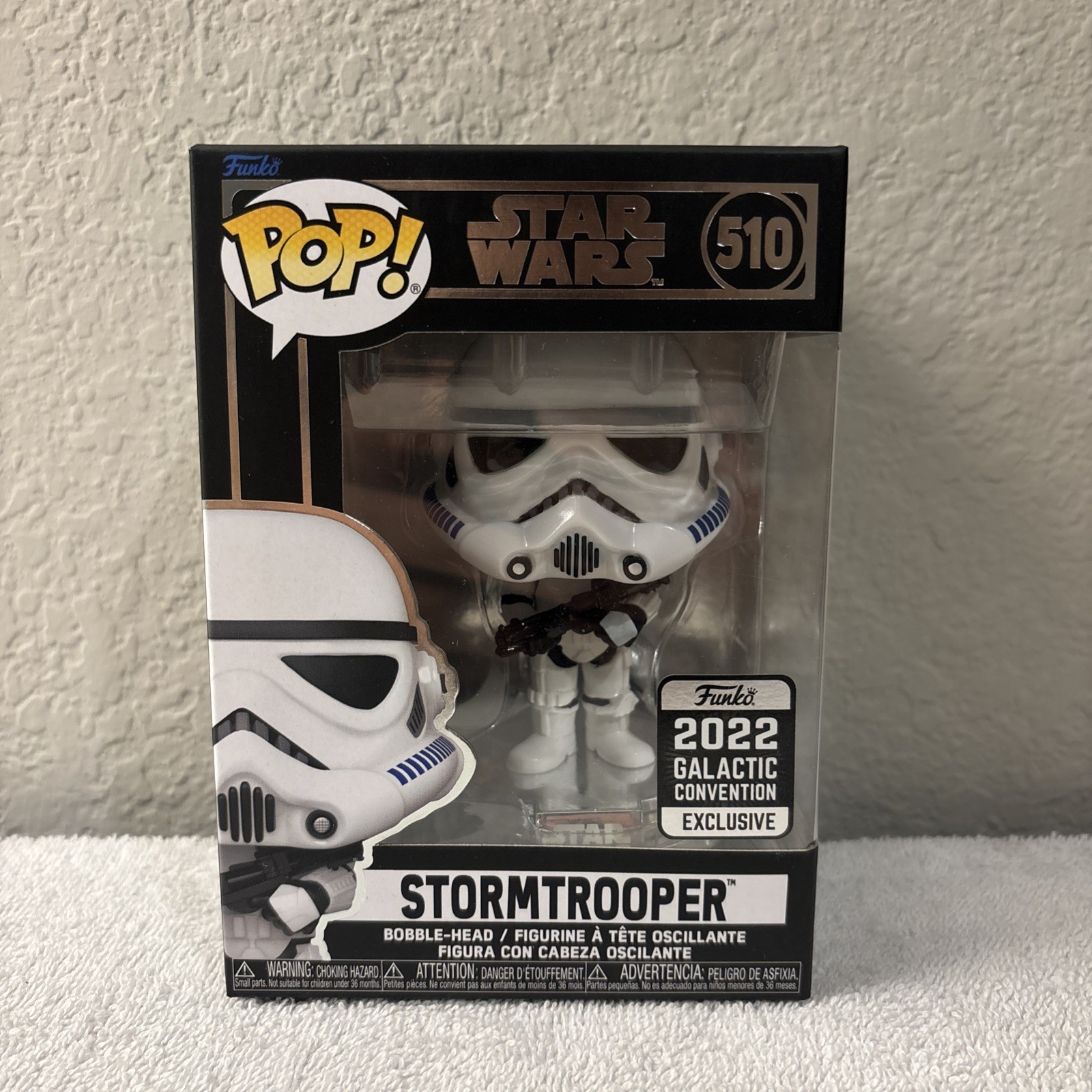 Funko POP Star Wars Storm Trooper #510 2022 Galactic Convention Exclusive