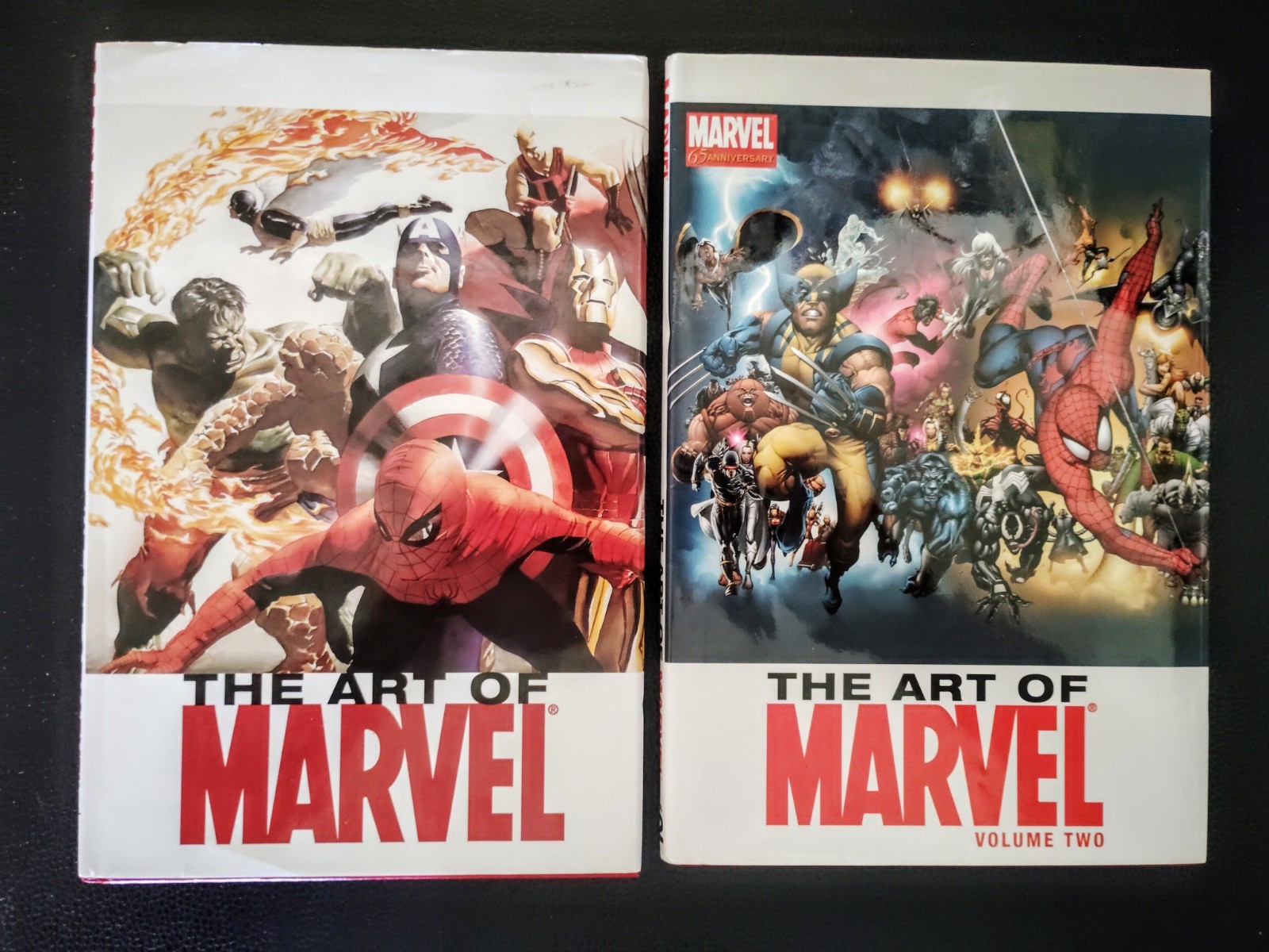 Marvel The Art of Marvel Vol 1 & 2 English Hardcover Dust Jacket