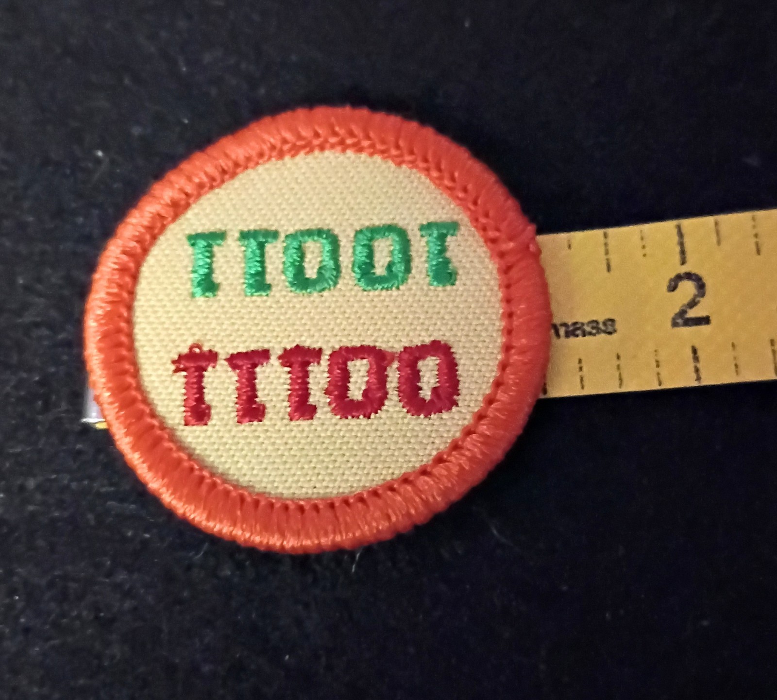 Girl Scout Junior 1980-2001 COMPUTER FUN BADGE Sew on Patch