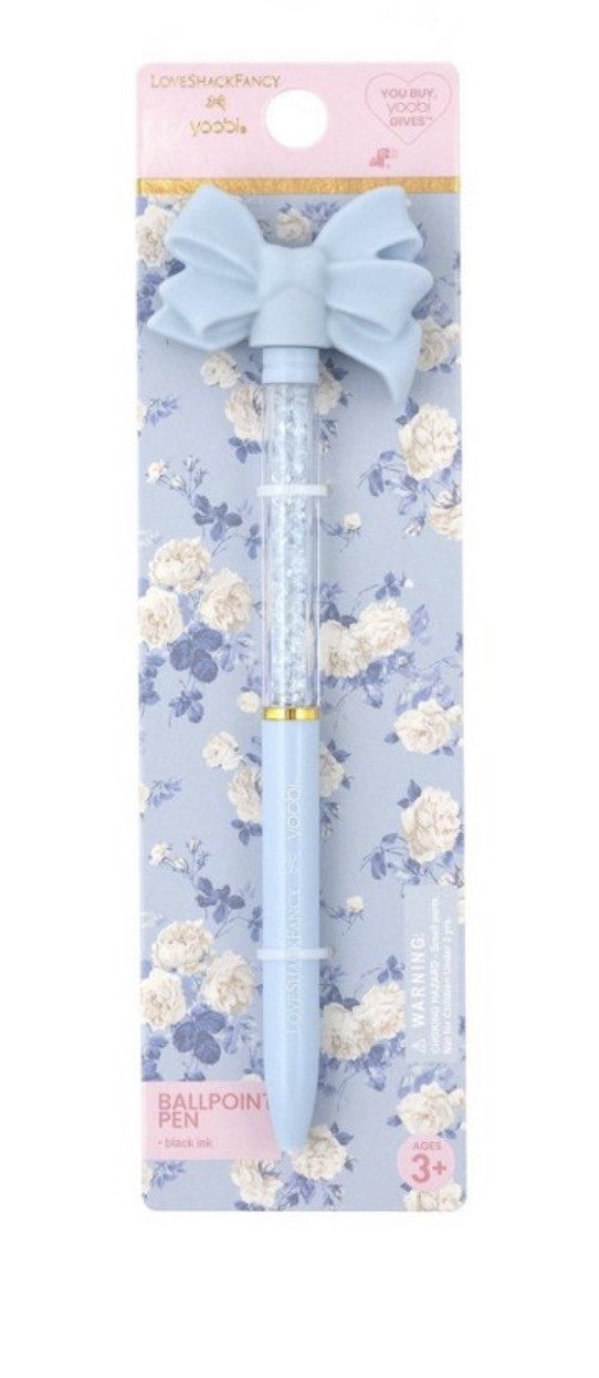 LoveShackFancy x Target yoobi Ballpoint Bow Pen Set New