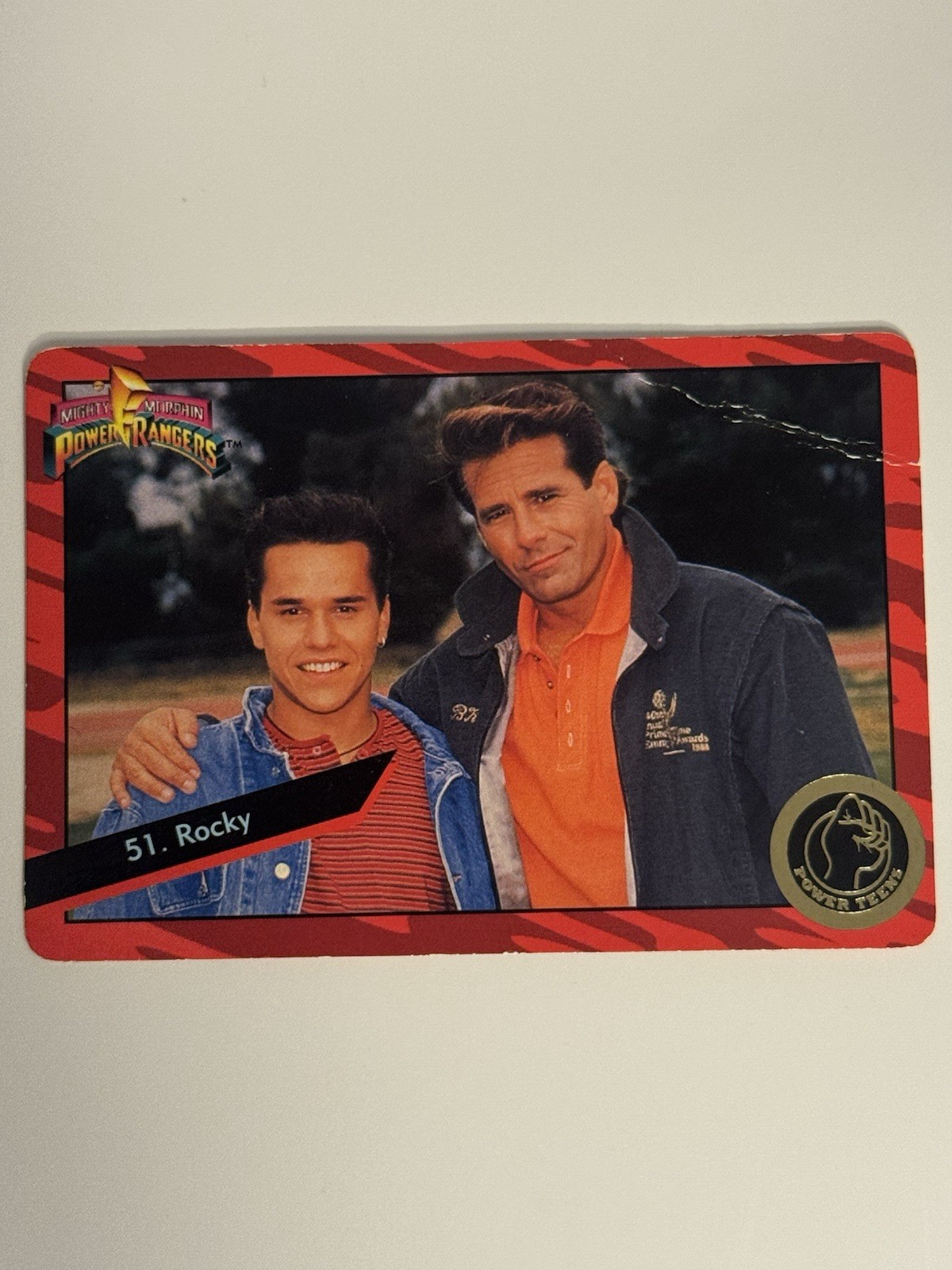1996 Cardzillion Power Rangers #51 Rocky Card (Read Description)