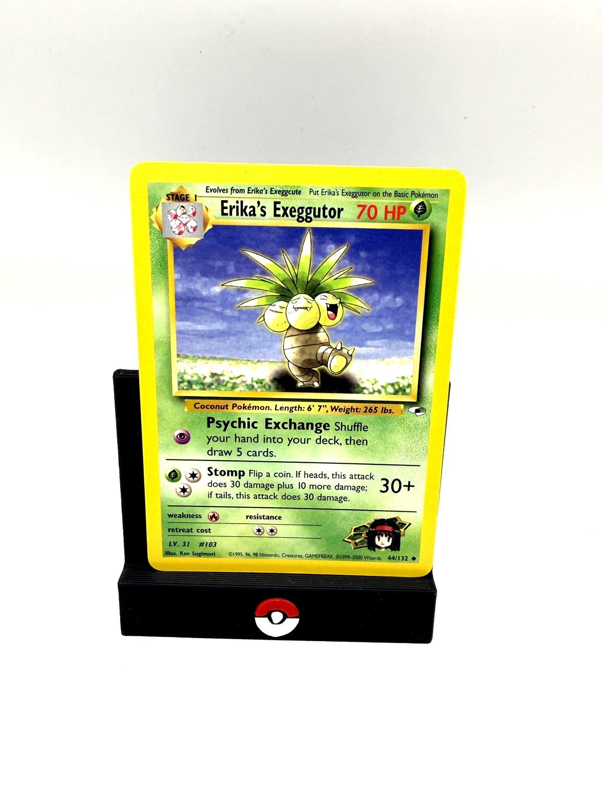 Pokémon TCG Erika’s Exeggutor 44/132 Gym Heroes Uncommon WOTC LP English