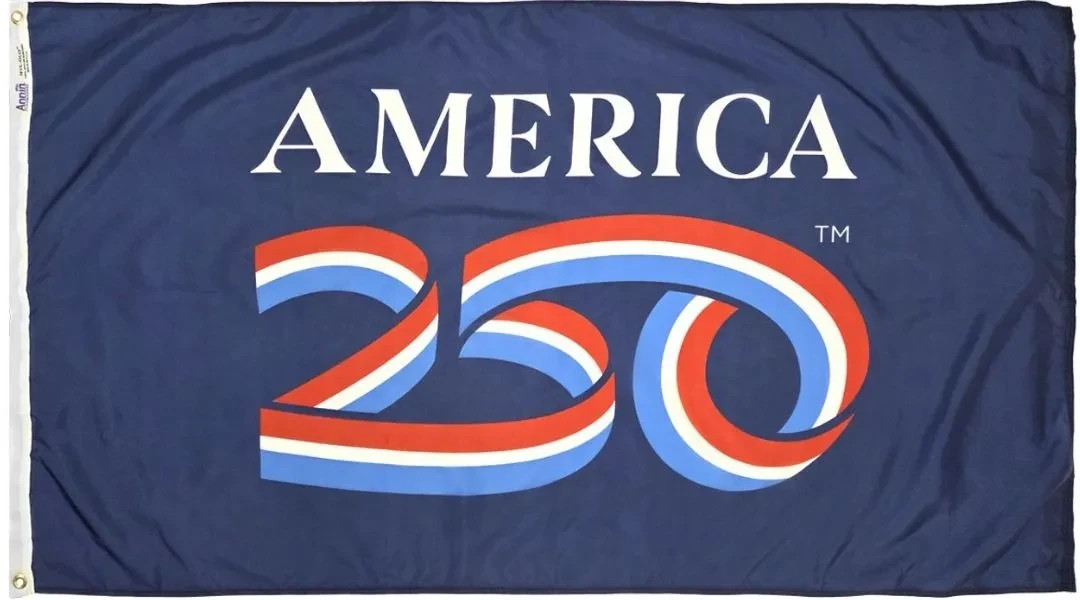 America 250 – Official 3×5 ft BLUE AMERICA 250 FLAG Outdoor Print NYLON USA Made